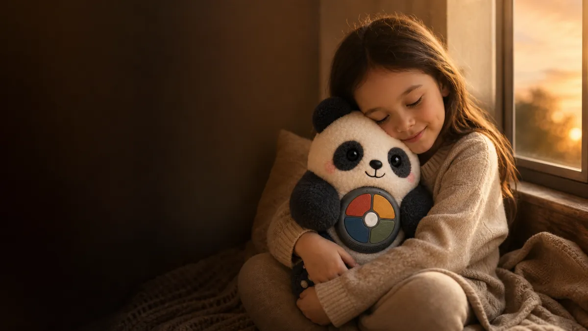 Niña utilizando DIDI acompañada por un adulto