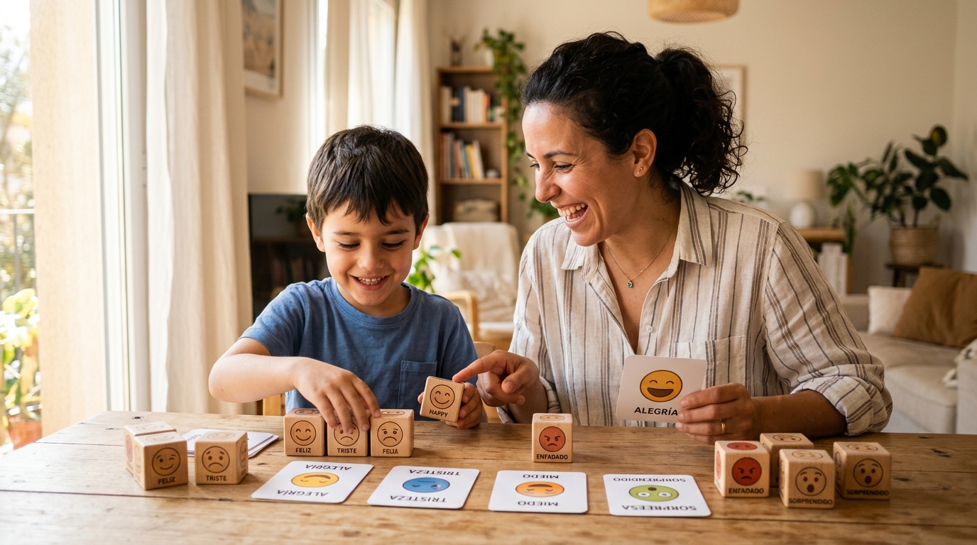 Vocabulario emocional para niños de 4 a 8 años